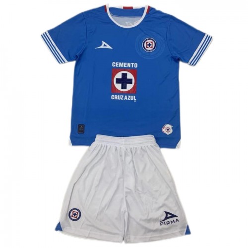 Divisa Cruz Azul Primo 2024-25 Maniche Corte - Bambino Divisa Cruz Azul Primo 2024-25 Maniche Corte - Bambino